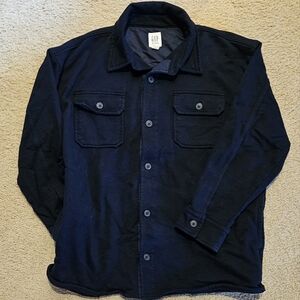 Boys, Gap Kids, Navy shirt jacket with pockets, size 14-16